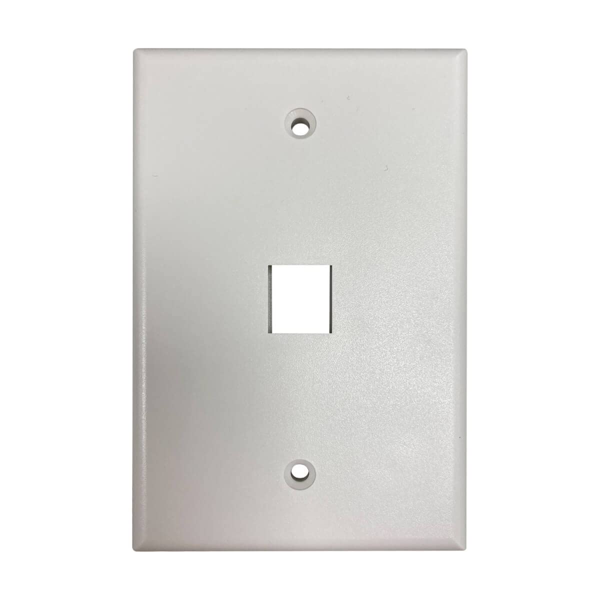 Tripp Lite Safe-IT Single-Gang Keystone Wall Plate, Ivory