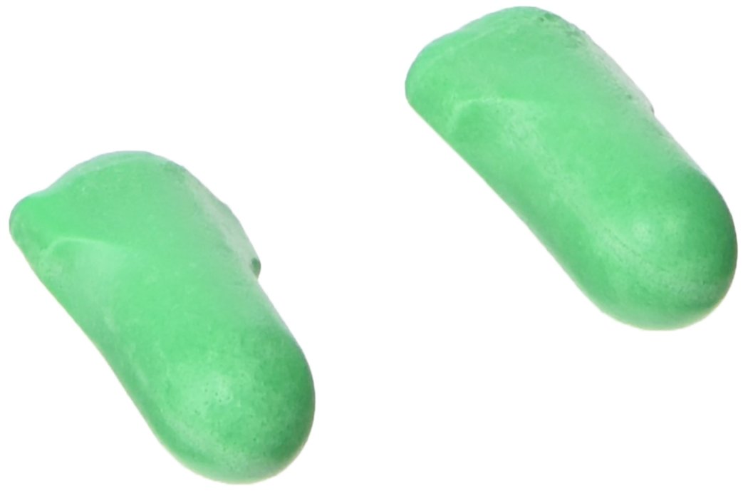 MAXIMUM Lite Single-Use Earplugs, Leight Source 500 Refill, Cordless, 30NRR, Green, 500 Pairs