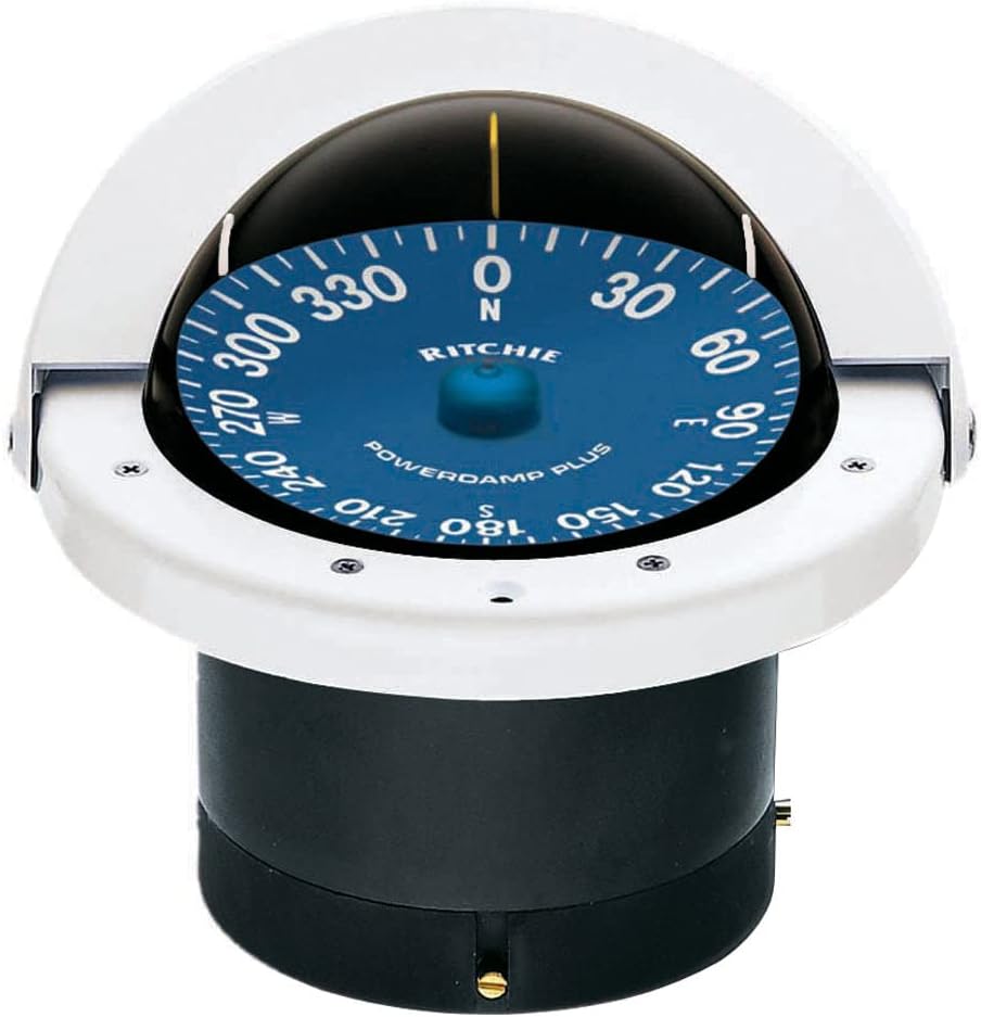 Ritchie SS-2000W SuperSport Compass - Flush Mount - White