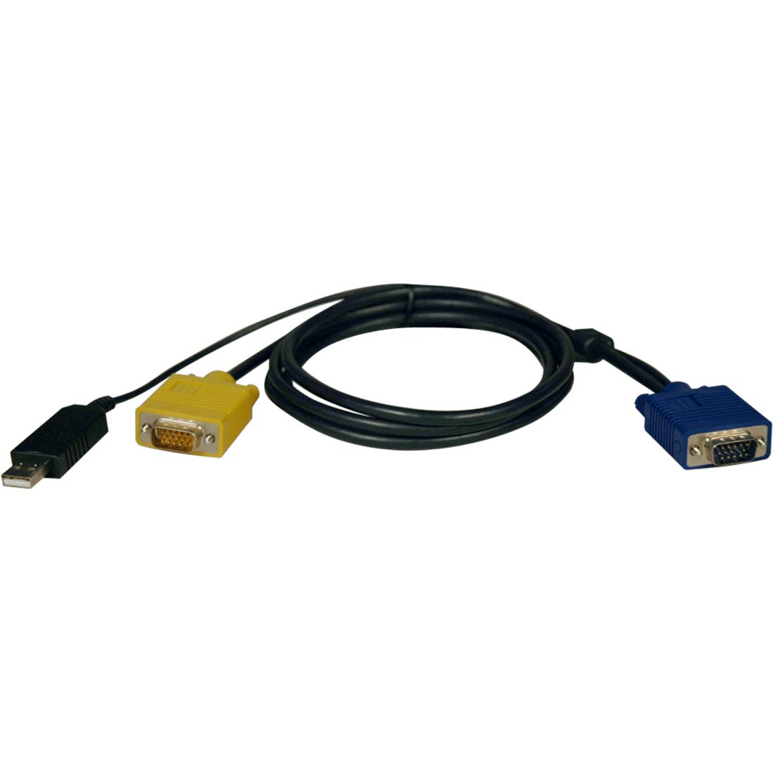 Tripp Lite KVM USB Cable Kit for B020-Series and B022-Series KVM Switches, 2-in-1 HD15 and USB Connector