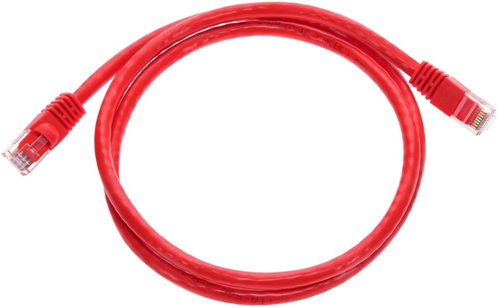 Monoprice Cat6 24AWG UTP Ethernet Patch Cable - Snagless RJ45, 550MHz, Pure Bare Copper