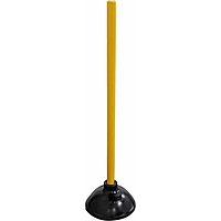 Genuine Joe Value Plus Plunger, 23in x 5 3/4in, Yellow