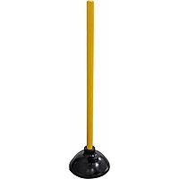 Genuine Joe Value Plus Plunger, 23in x 5 3/4in, Yellow