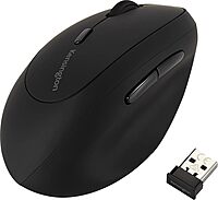 Kensington Pro Fit Left-Handed Ergo Wireless Mouse (K79810WW), Black