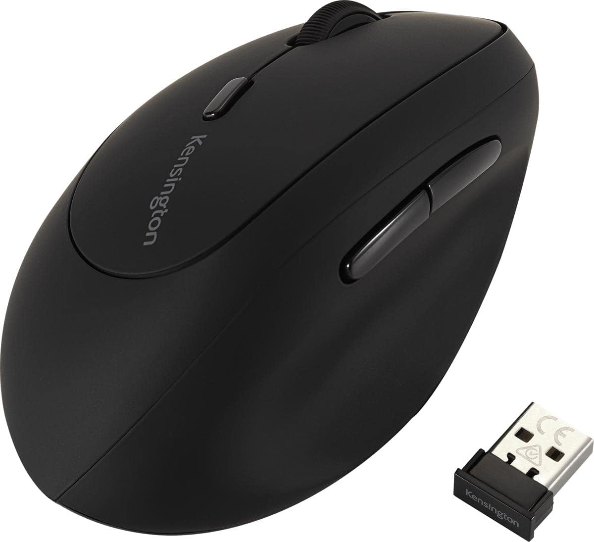 Kensington Pro Fit Left-Handed Ergo Wireless Mouse (K79810WW), Black