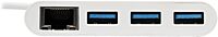 Tripp Lite 3-Port USB-C to USB-A Portable Hub with Gigabit Ethernet (RJ45)