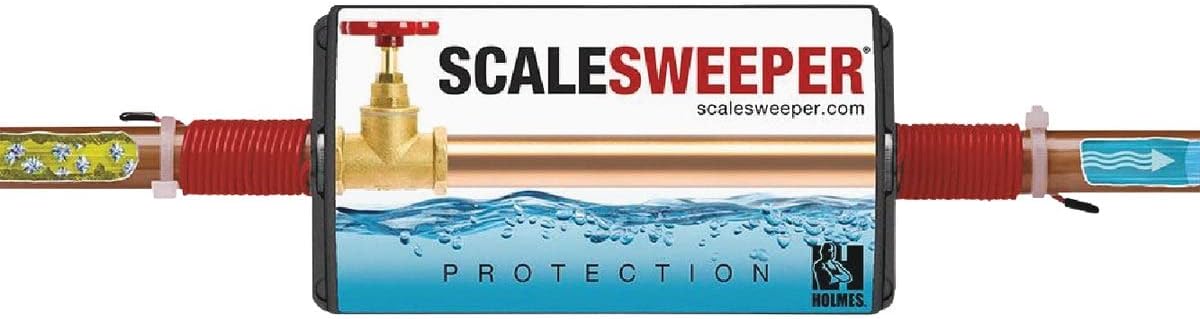 SCALESWEEPER Water Descaler | Electronic Water Conditioner Installs Where Water Enters Home to Protect Plumbing