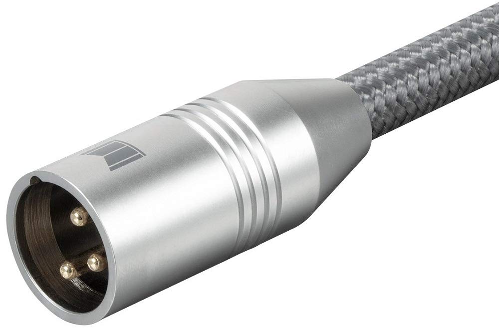 Monolith XLR Male to XLR Female Balanced Audio Cable - 1 Meter, With 24K Gold Plated Connectors, Oxygen Free Copper