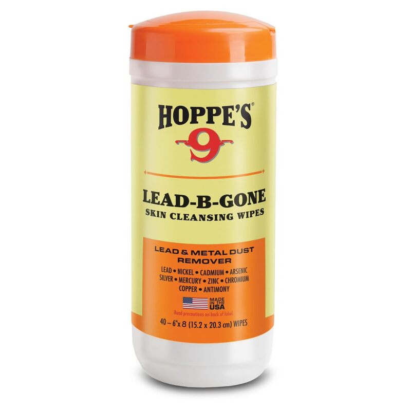 Hoppe's LBG40 Lead-B-Gone Skin Cleansing Wipes Package of 40
