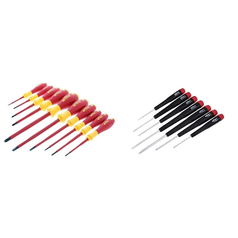 Wiha Insulated Screwdriver Set - 10 Pc Phillips & Slotted
