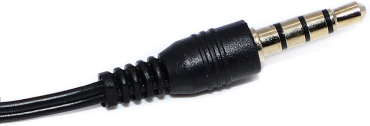 Avid Products AE-1M Disposable Stereo Black School Earbuds with Mic, Black Single