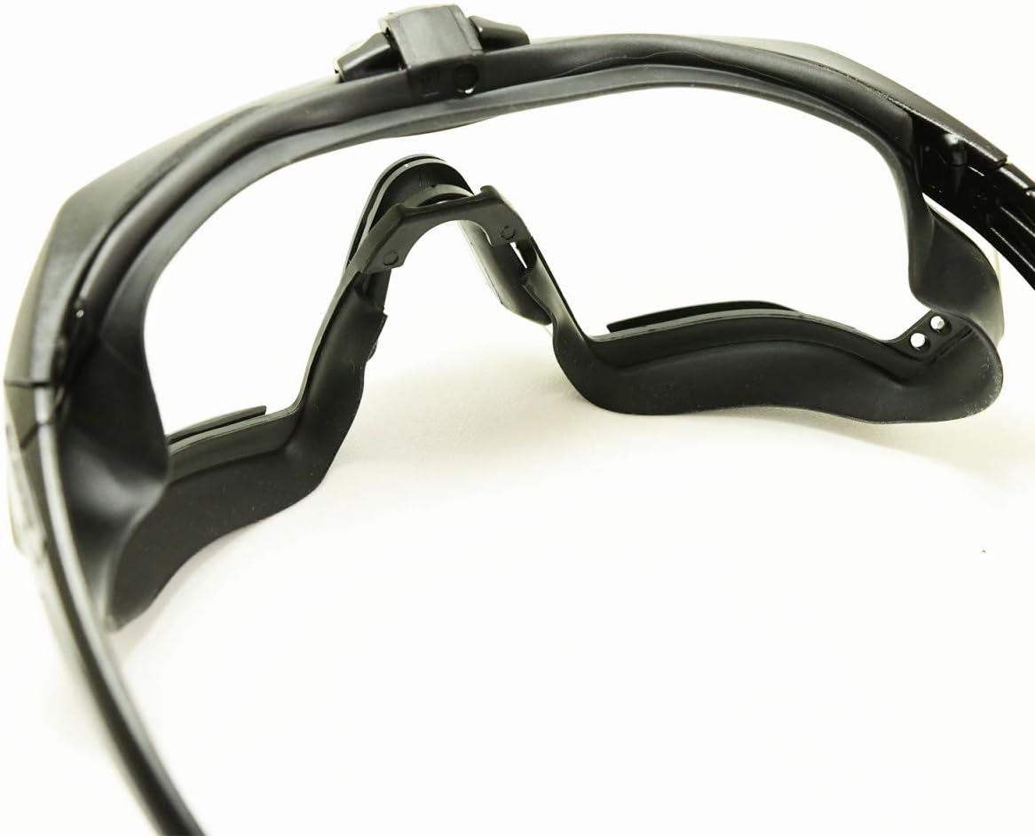 Oakley Ess Sunglasses Matte Black Frame, Clear Lenses, 40MM