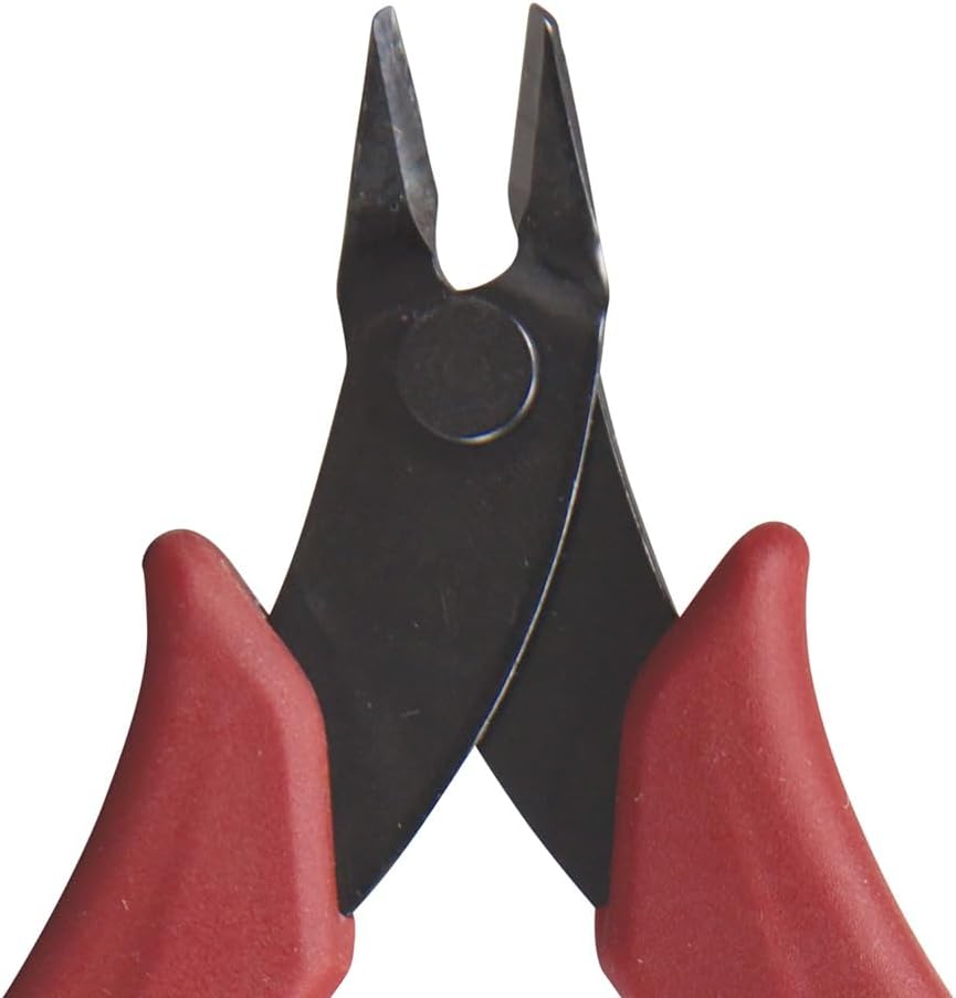 Klein Tools D275-5 Diagonal Flush Cutters, Made in USA, Micro Wire & Compact Zip Tie Cutter