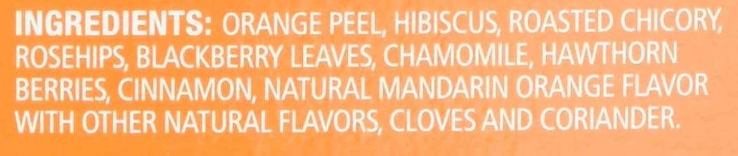 Celestial Seasonings Mandarin Orange Spice Herbal Tea, K-Cup Portion Pack for Keurig K-Cup Brewers