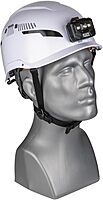 Klein Tools Safety Helmet, Type-2 Safety Helmet, Vented, Class C Helmet w / Light