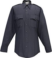 FLYING CROSS Justice Long Sleeve Uniform Shirt with Pleated Pockets