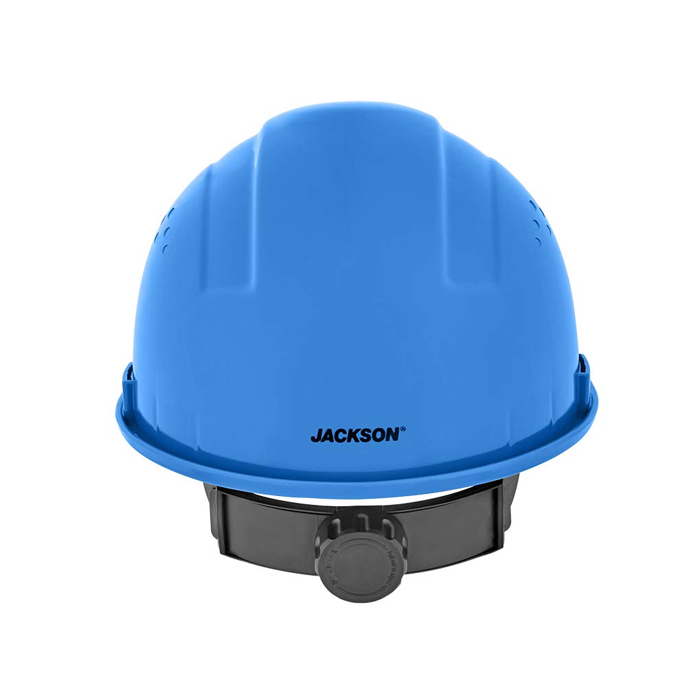 Jackson Safety Advantage Front Brim Hard Hat, Non-Vented, 4-pt. Ratchet Suspension, Blue, 20202