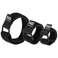 Klein Tools 450-600 Cable Organizer, Hook and Loop Cinch Strap Ties, Includes (2) 6-Inch, (2) 8-Inch, (2) 14-Inch Straps