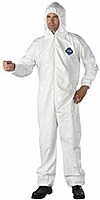 DuPont Tyvek 400 Hooded Coveralls with Elastic Wrists & Ankles by DuPont