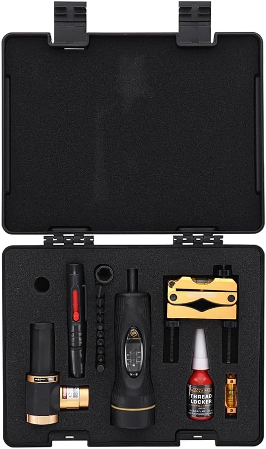 WHEELER Scope Mounting Kit with FAT Wrench, Reticle Leveling System, Bore Sighter and Storage Case