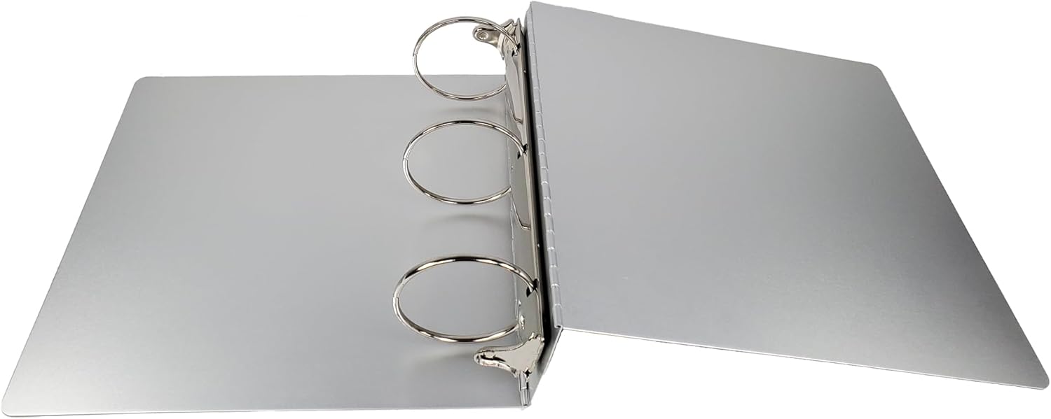 POSSE BOX Anodized Aluminum 3-Ring Binder