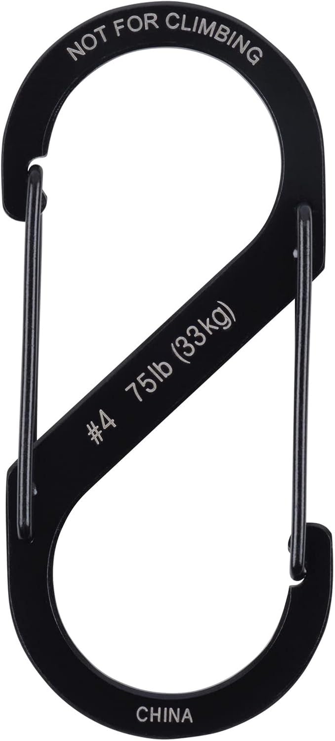 NITE IZE S-Biner Stainless Steel Dual-Gated Carabiner