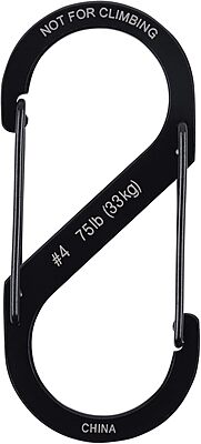 NITE IZE S-Biner Stainless Steel Dual-Gated Carabiner