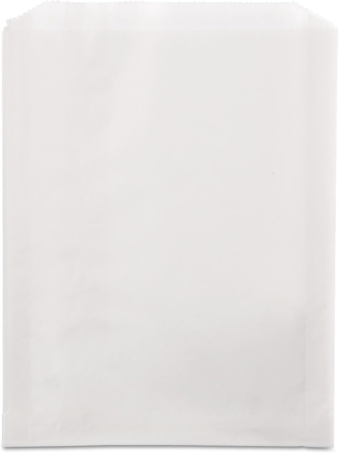 Bagcraft Grease-Resistant Single-Serve Bags, 6.5" X 8", White, 2,000/carton