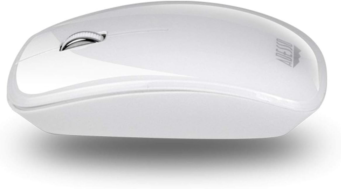 Adesso iMouse M300 Bluetooth Wireless Optical Mouse, Glossy White, AEOIMOUSEM300W