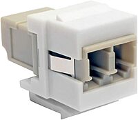 Tripp Lite Duplex Multimode Fiber Coupler, Keystone Jack, LC to LC