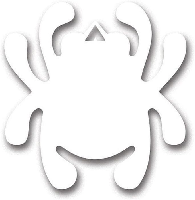Spyderco Bug Logo Decal, Weather-Resistant Vinyl Sticker - 3.25" x 3.25" Adhesive for Car Side Mirrors, Toolboxes, or Gear