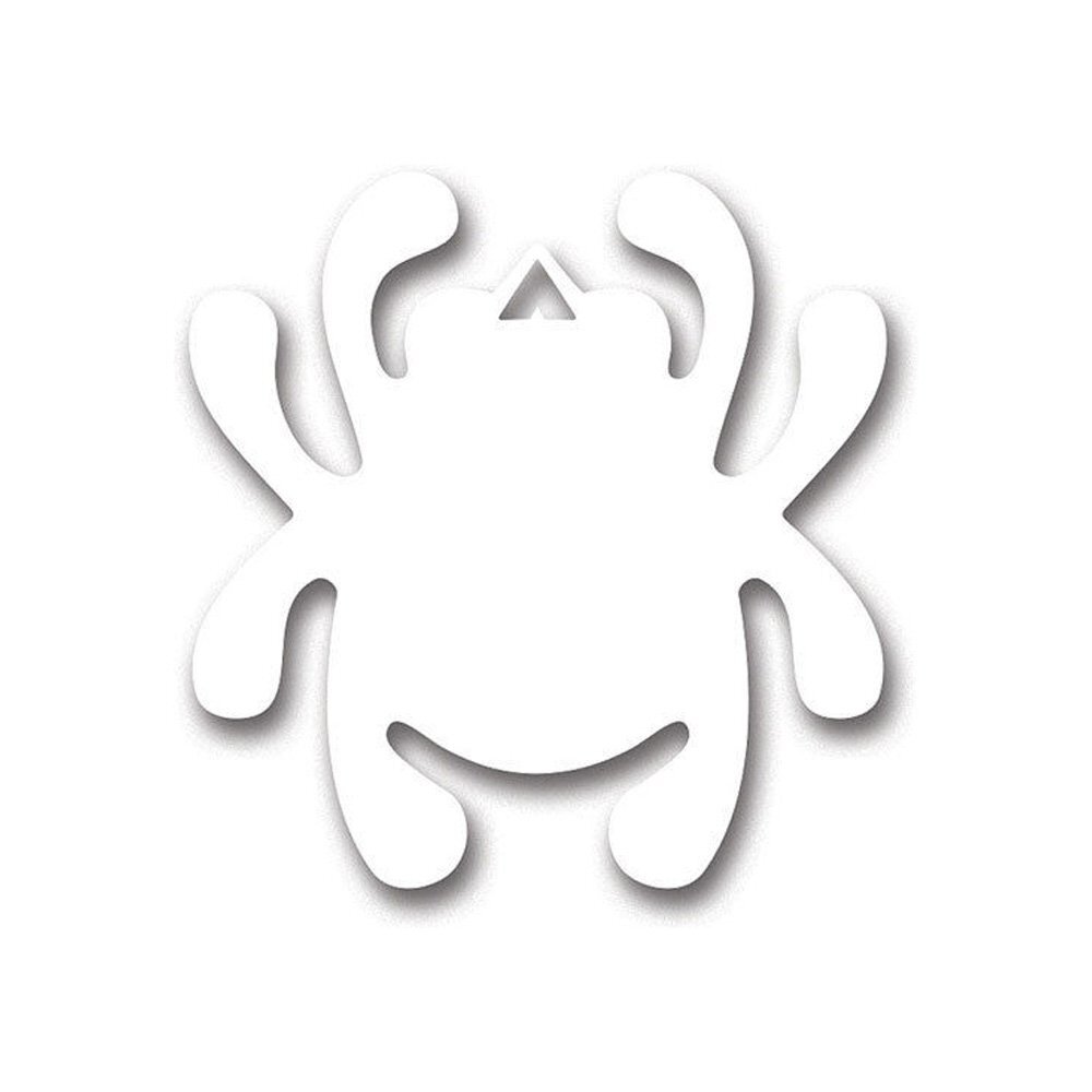 Spyderco Bug Logo Decal, Weather-Resistant Vinyl Sticker - 3.25" x 3.25" Adhesive for Car Side Mirrors, Toolboxes, or Gear