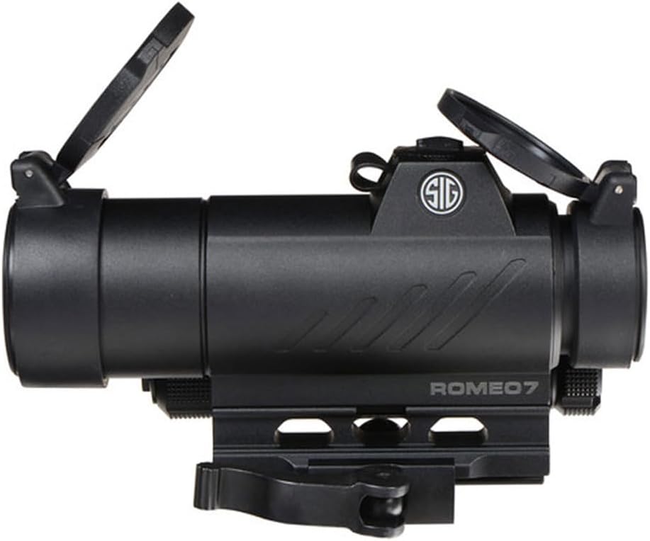 Sig Sauer ROMEO7 1x30mm Durable Aluminum Waterproof Fogproof Closed Full Size 2 MOA Red Dot Sight