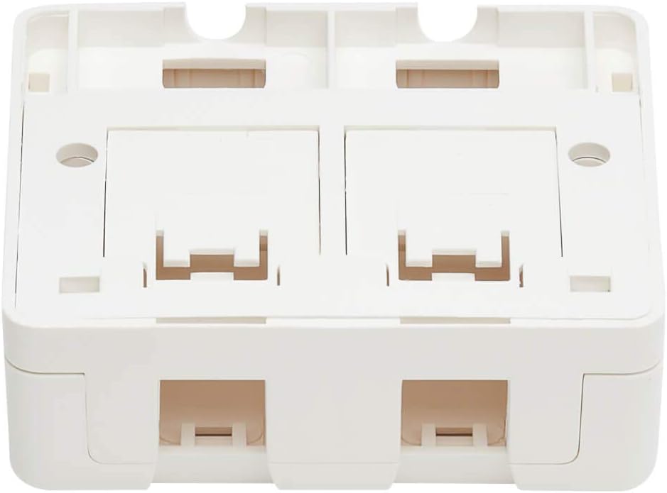 Tripp Lite Keystone Jack Surface Mount Box, White