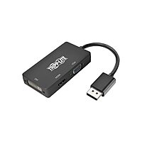 Tripp Lite DisplayPort 1.2 to VGA/DVI/HDMI Converter Adapter All-in-One 4Kx2K @ 60Hz, DP to VGA/DVI/HDMI (P136-06N-HDV4K6)
