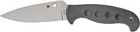 Spyderco Temperance Blade Knife - CPM CRU-WEAR Blade, FRN Handle, Boltaron, PlainEdge - FB05PGY