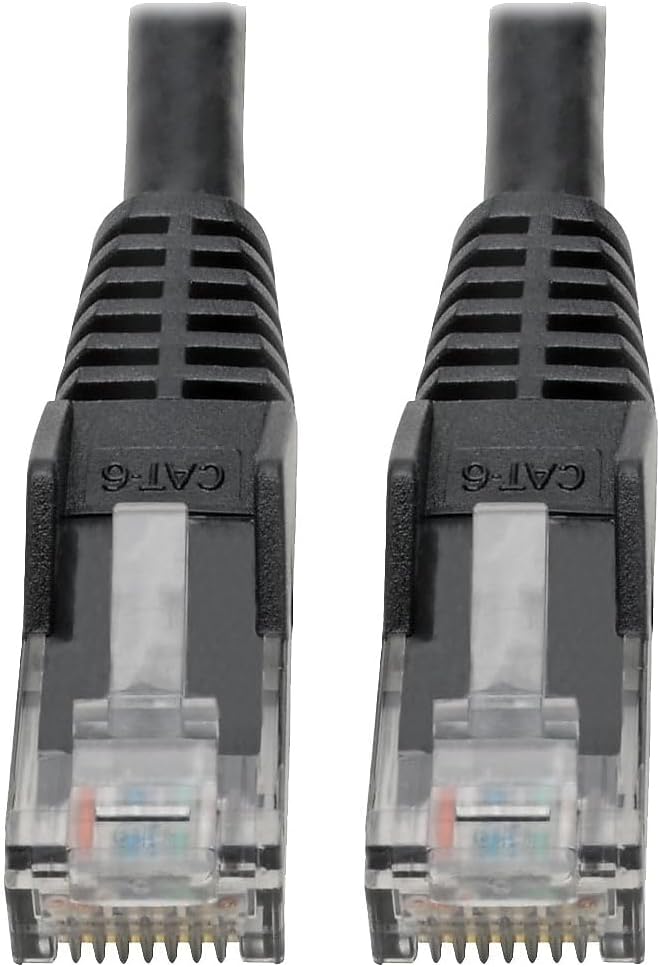 Tripp Lite Cat6 Gigabit Snagless Molded Patch Cable RJ45 M/M 6in 24 AWG 550 MHz