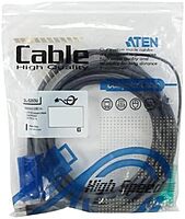 ATEN USB KVM Cable, SPHD-15 Male to VGA and USB A 2L5203U, 10 Feet