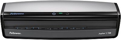 Fellowes Jupiter 2 125 Laminator with 10 Pouches, 12.5 Inch (5734101), Black & Grey