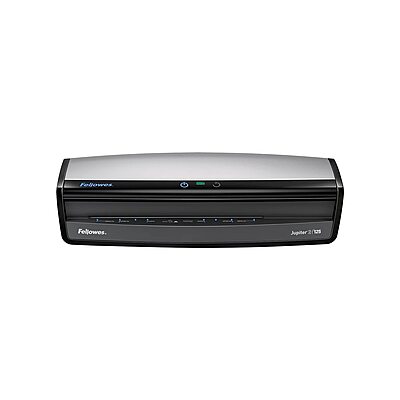 Fellowes Jupiter 2 125 Laminator with 10 Pouches, 12.5 Inch (5734101), Black & Grey