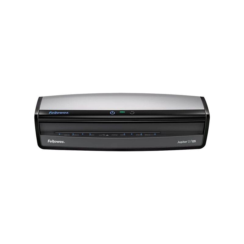 Fellowes Jupiter 2 125 Laminator with 10 Pouches, 12.5 Inch (5734101), Black & Grey