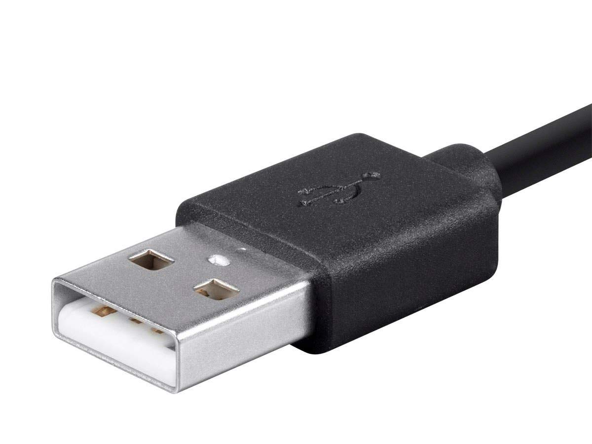 Monoprice 118789 Apple MFi Certified USB to Micro USB + USB Type-C + Lightning Charge And Sync Cable - 3 Feet - Black 1 Count