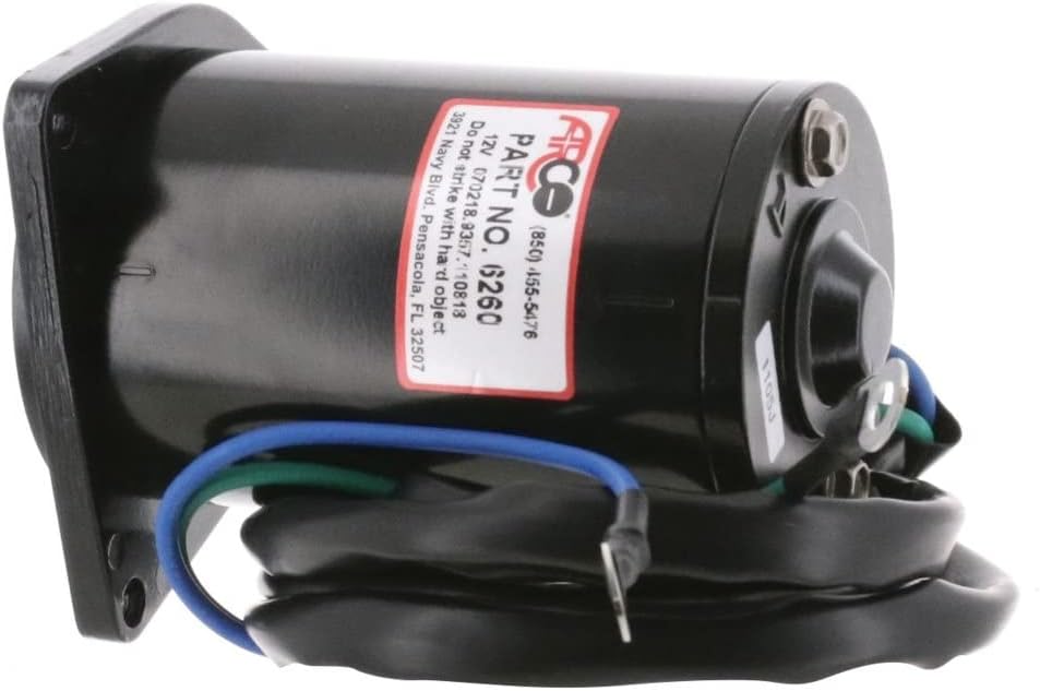 Arco 6260 Tilt Trim Motor for Yamaha 90 HP (1992-2002), 50-90 HP (1992-1995), 40 HP (1994), 70-90 HP (1996)