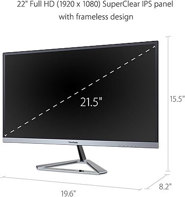 ViewSonic VX-SMHD Full HD IPS Monitor with HDMI and DisplayPort