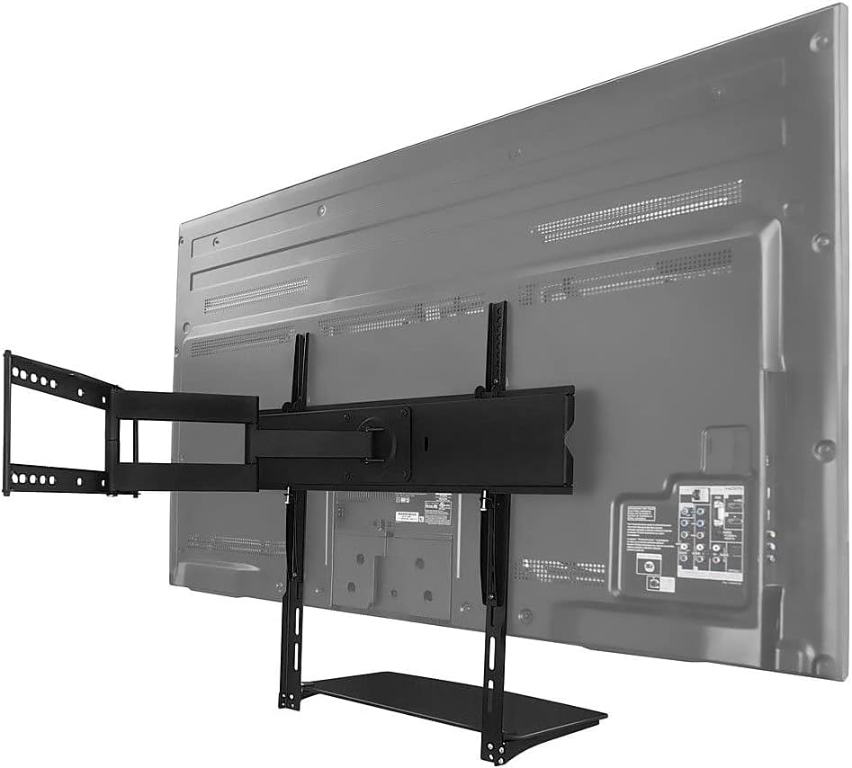 Mount-It! MI-8401 Wall Mount A/V Component Shelf, 16-5/8inH x 18inW x 9-13/16inD, Black