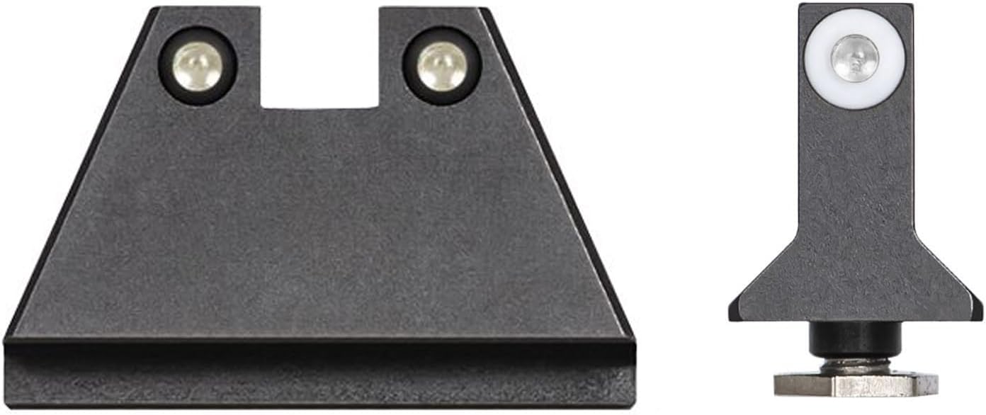 NIGHT FISION Suppressor-Height Tritium Night Sight Set for Glock