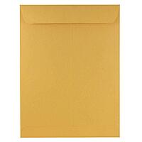 JAM PAPER 9 x 12 Open End Catalog Premium Envelopes - Brown Kraft Manila - 50/Pack 9 x 12 50 Per Pack