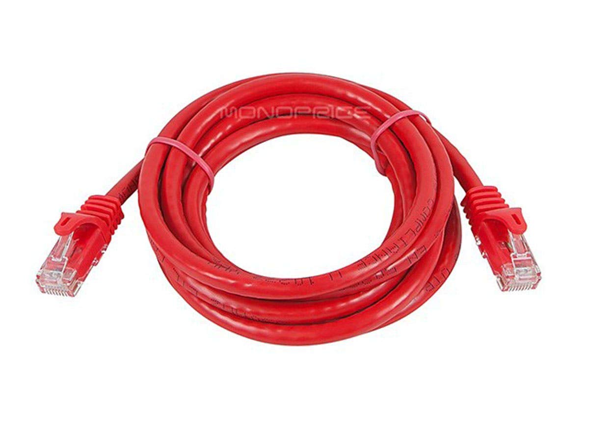 Monoprice Cat6 Flexboot Ethernet Patch Cable UTP 24AWG 550MHz Snagless RJ45