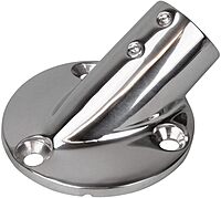 Sea-Dog Rail Base Fitting 2-3/4" Round Base 30° 316 Stainless Steel - 1" OD