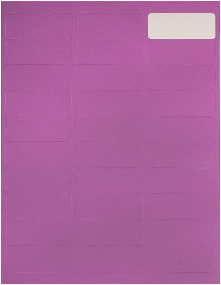 JAM PAPER Mailing Address Labels - Self-Adhesive Rectangular